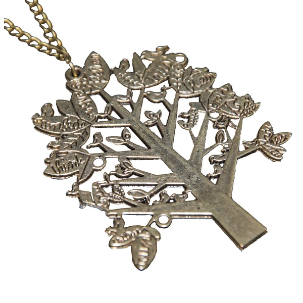 Halsband Träd brons vintage Brons