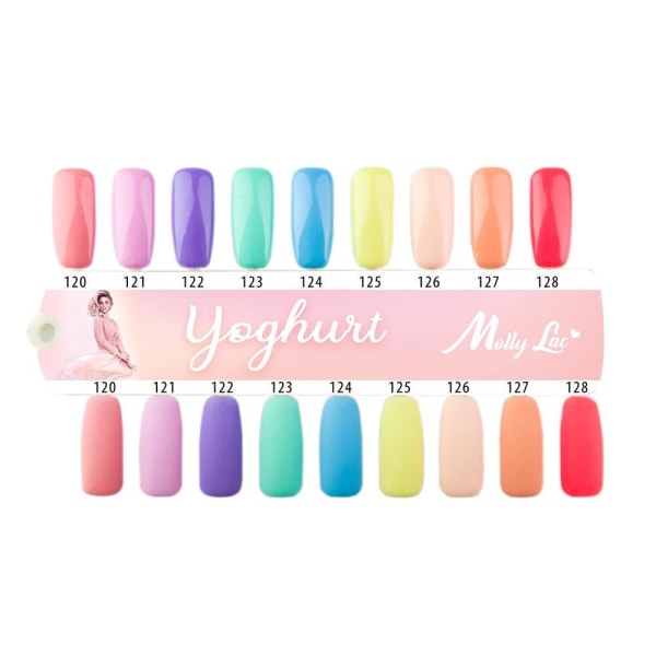 Mollylac - Gel polish - Yoghurt - Nr124 - 5g UV gel/LED