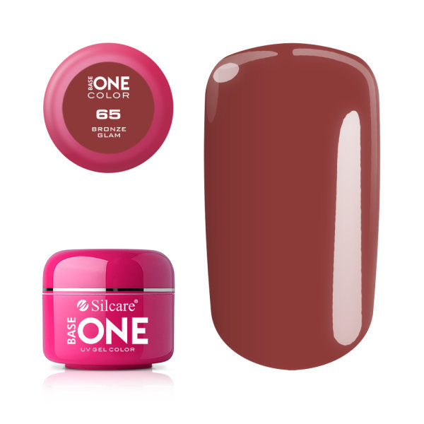 Base one - Farge - Bronse glam 5g UV gel Red