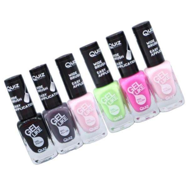 6 stk neglelak, neglelak - Sæt - Multicolor