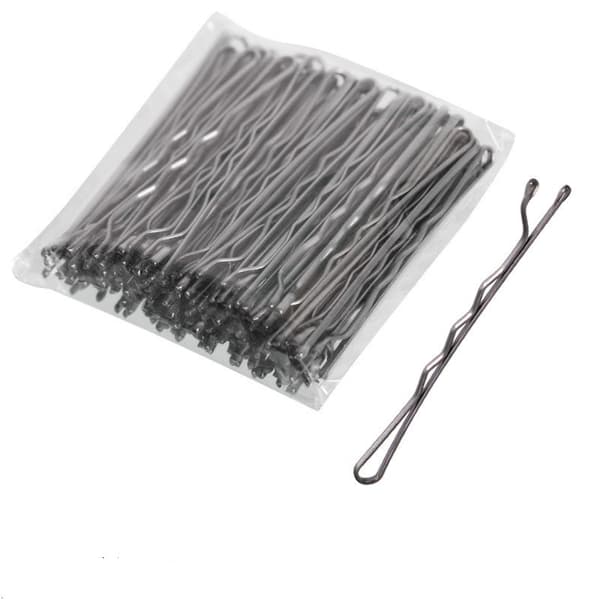 Hårnålar i metall 100-pack – 5 cm, silver Silver