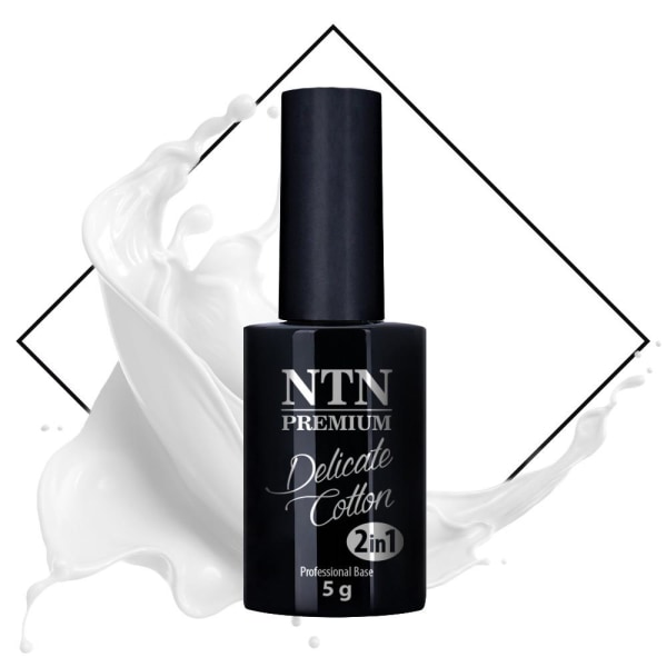 NTN Premium - Delikat bomull - 2in1 Baslack - 5g Nr9 White