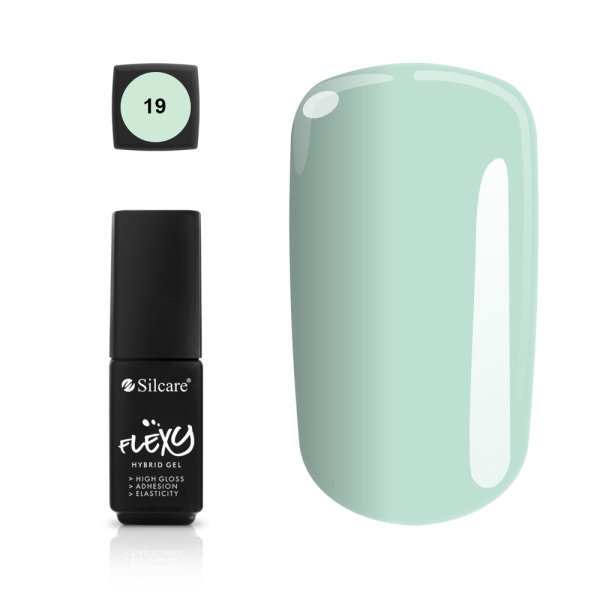 Gel polish - Flexy - *19 4,5g UV gel/LED Green