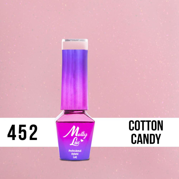 Mollylac - Gellack - BonBons - Nr452 - 5g UV-gel / LED Pink
