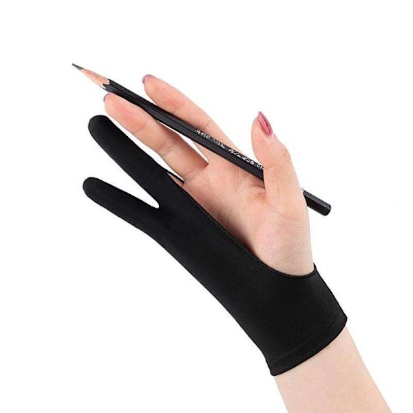 Taiteilijakäsine piirustuspöydälle - Glove Black