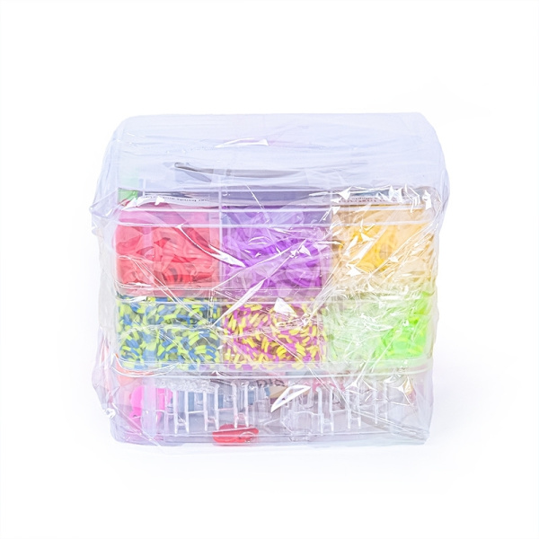 Mega kit Loom Bands - 4500 stk med tilbehør Multicolor