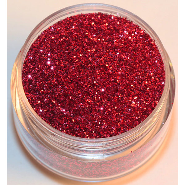 Nail Glitter - Finkornet - Kirsebær - 8ml - Glitter Pink