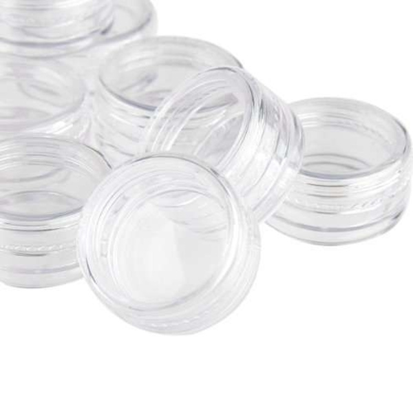 5 opbevaringsglas 5ml Transparent