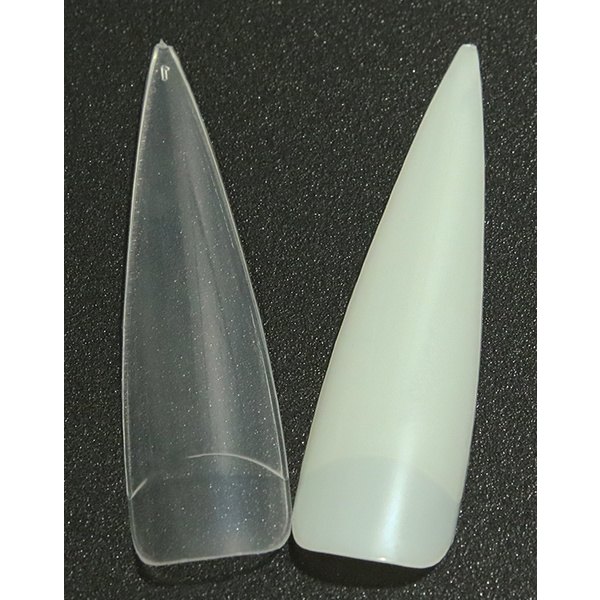 24st nageltippar stiletto extra lång tippar lösnaglar nageltips Transparent