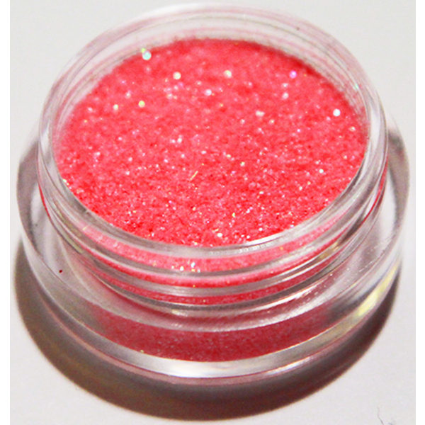 Negleglitter - Finkornet - Koral - 8ml - Glitter Pink