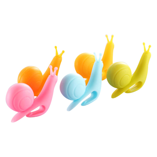 5 super søde Te-snegle - Snegl - Teposeholder