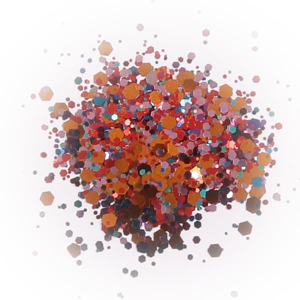 Nagelglitter - Mix - Cirkus - 8ml - Glitter multifärg
