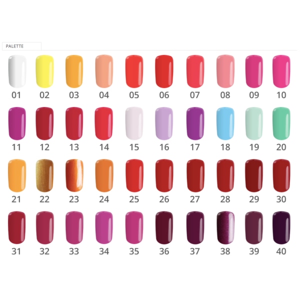 Gellack - Flexy - *13 4,5g UV-gel/LED Röd