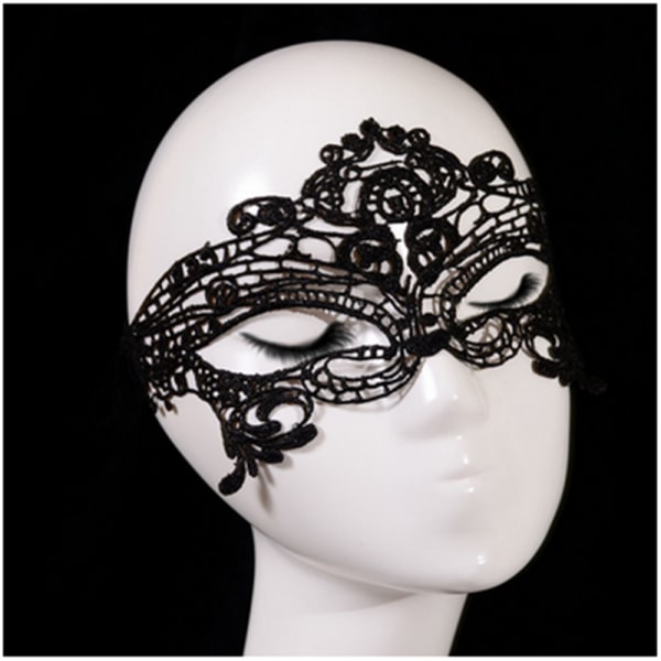 Maskerad mask - Ögonmask - Ansiktsmask Svart