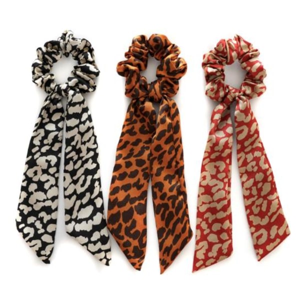 Hårsnoddar mjuka elastiska 3-pack, design enligt bild