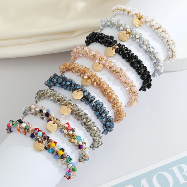 Hårbånd med steiner - Bryllup - Armbånd Multicolor