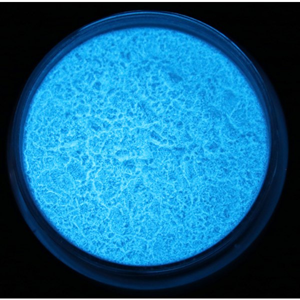 Blått - Glitter pulver som lyser i mörkret / Glow in the dark Blå f838 |  Blue | Fyndiq