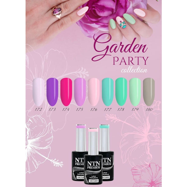 9-pak - NTN Premium - Havefest - Gellak - Hybrid Multicolor