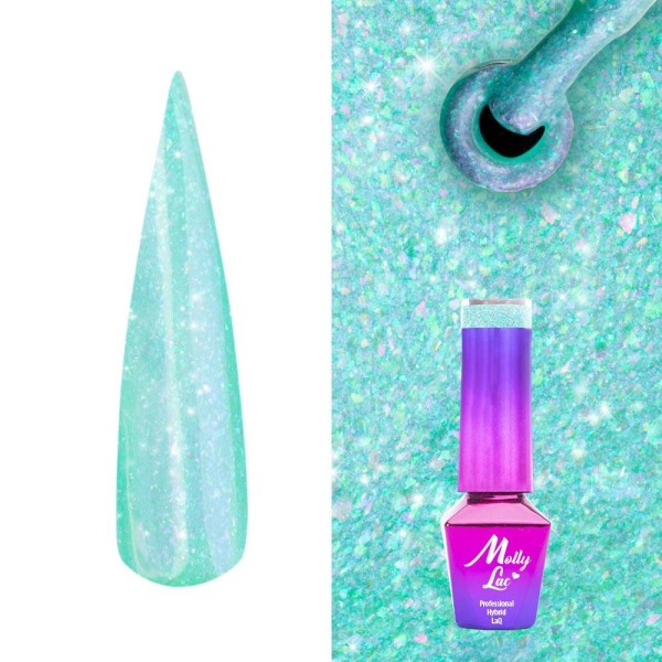 Mollylac - Gel polish - Mermaid Whispers - Nr591 - 5g UV gel/LED