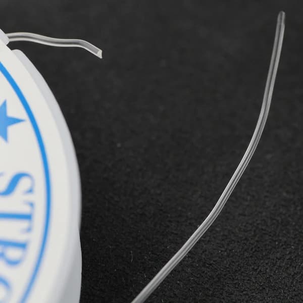Smyckestillverkning: 5-Pack Transparent Elastisk Tråd 0,8mm