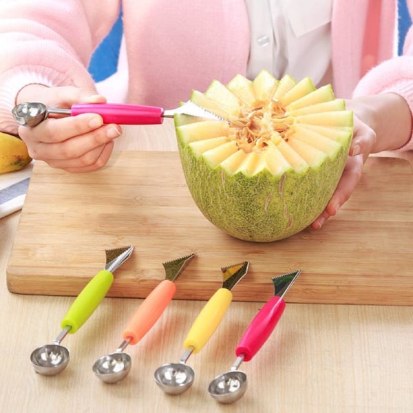 Melon scoop, frukt scoop, iskrem scoop, melon slicer
