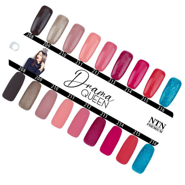 NTN Premium - Gel polish - Drama queen - Nr210 - 5g UV gel/LED