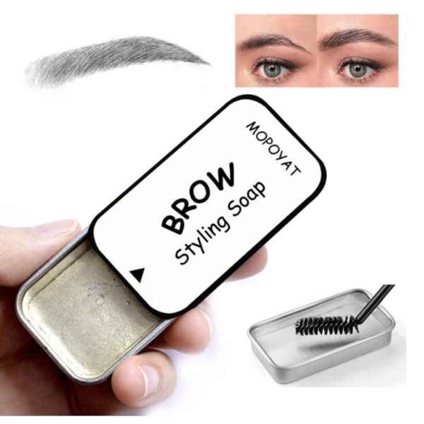 Eyebrow - Brow soap - Bryntvål - Styling gel Transparent