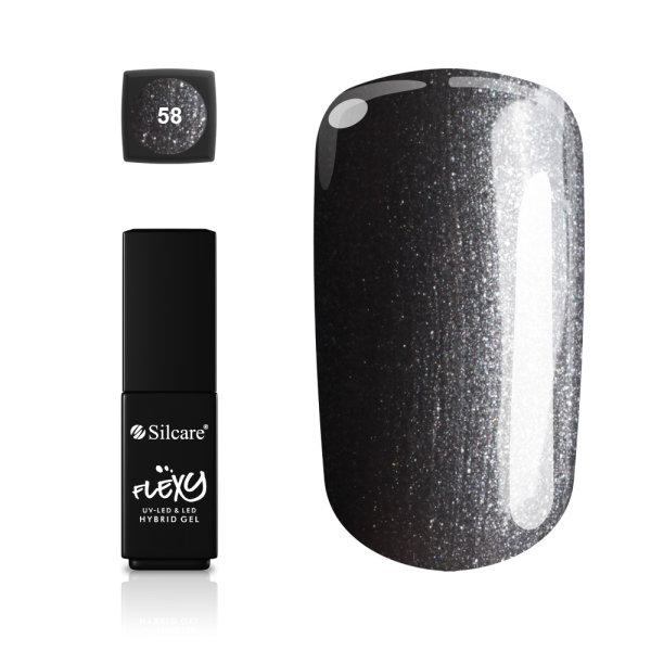 Geelilakka - Flexy - *58 4,5 g UV-geeli/LED Silver