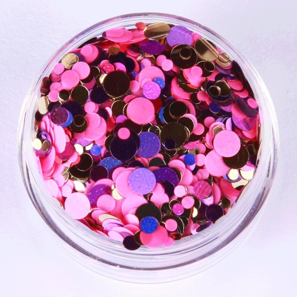 Negleglitter - Mix - Princess - 8ml - Glitter Multicolor
