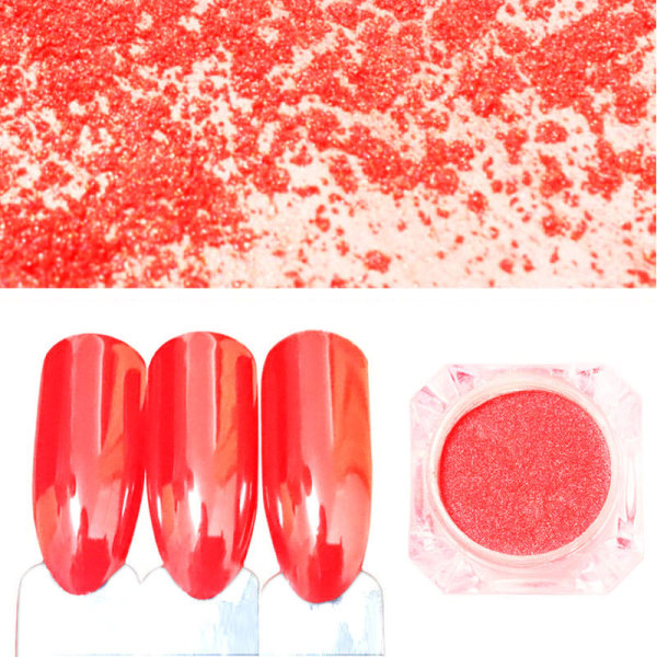 Red rose powder - Chrome pigment - Röd/Rött
