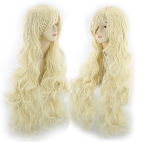 Syntetisk paryk til fest, pride, parader og cosplay 80 cm #8