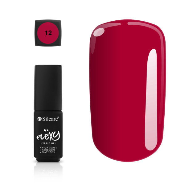 Gelelakk - Flexy - *12 4,5g UV gel/LED Red