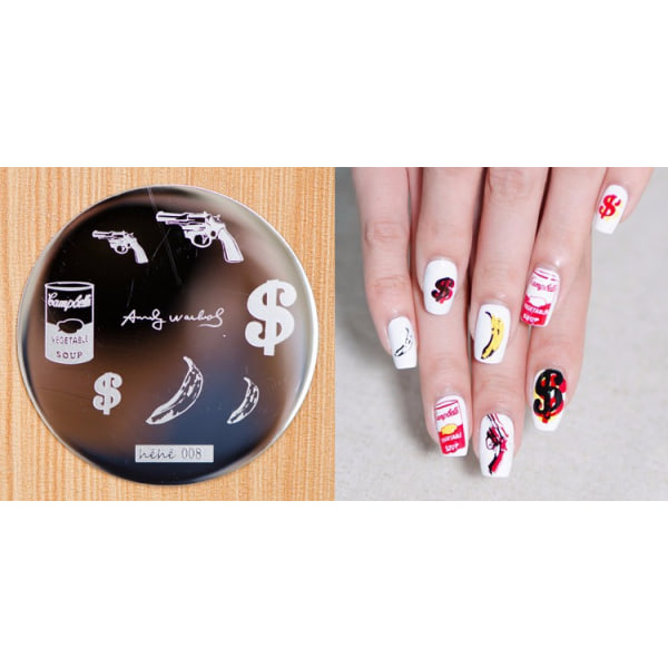 Nail Art Stempling, Stempling plade NR 13