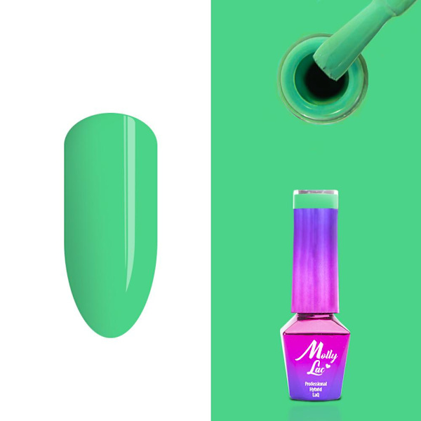 Mollylac - Gellack - Rest & Relax - Nr94 - 5g UV-gel/LED Grön