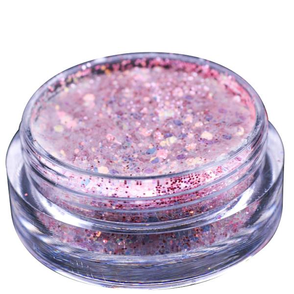 Nagelglitter mix - White, Pink, Purple Glitter mix - NR 4