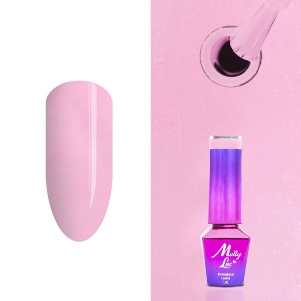 Mollylac - Gellack - Bryllup - JA, JEG GJØR - Nr23 - 5g UV-gel / LED Pink