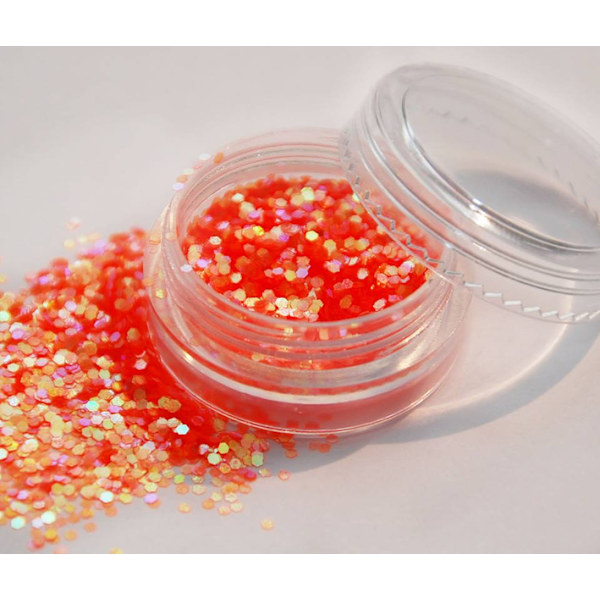 Glitter kuusikulmio 29. Mellan rosa