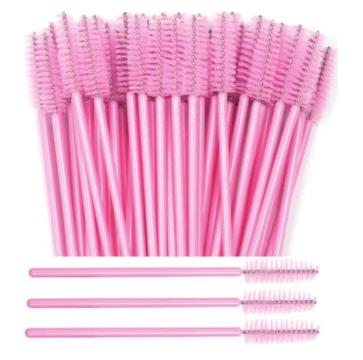20-pak øjenvippebørster øjenvippebørste - Lys pink Light pink