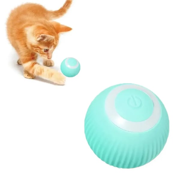 Kissanlelu - Aktivointipallo / Pallo joka liikuttaa Kissan lelu Blue