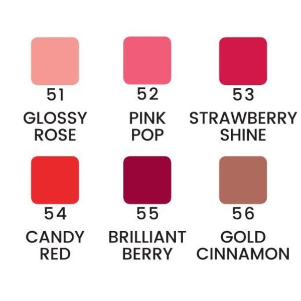 Läppglans - Vivid - Full Brilliant lipgloss  Strawberry shine