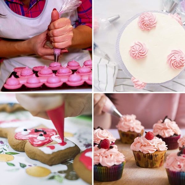 Spritspåsar 100st - Bakning - Cupcake - Spritsa Transparent