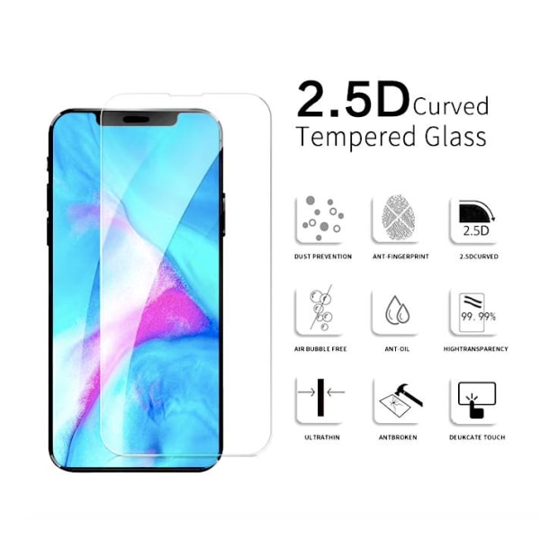 2-Pack karkaistu lasi iPhone 13 PRO MAX - Näytön suojaus Transparent