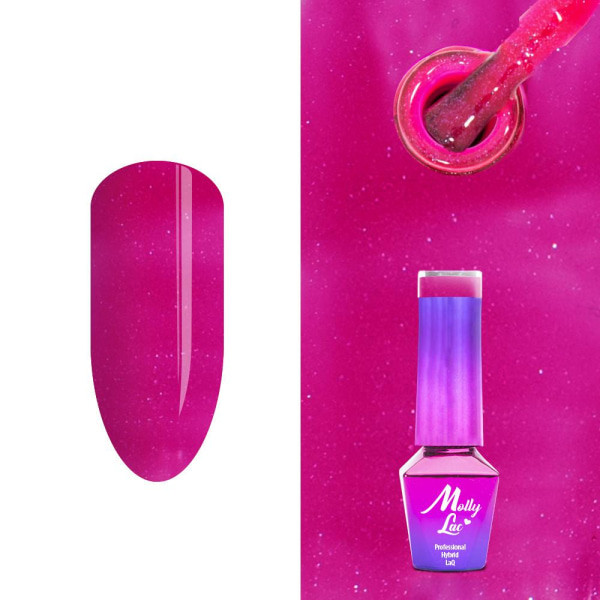 Mollylac - Gellack - Glødetid- Nr231 5g UV-gel / LED Pink
