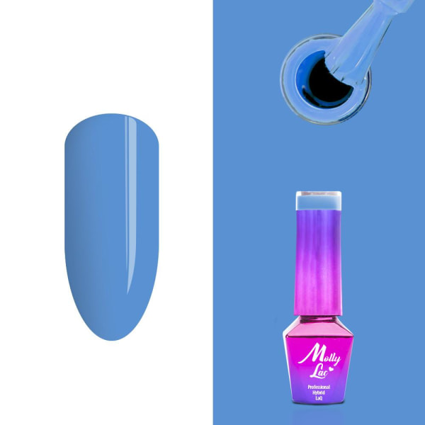 Mollylac - Gellack - Cocktails & Drinks - Nr13 - 5g UV-gel/LED Blå
