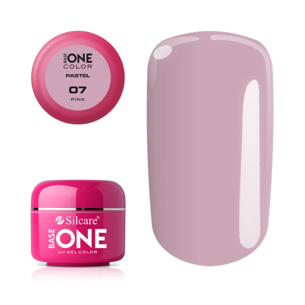 Base one - Pastel - Pink 5g UV-gel Pink