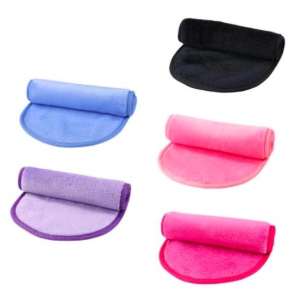 Make Up Eraser - Mikrofiber ansigtsklud håndklæde, make-up fjernelse Black