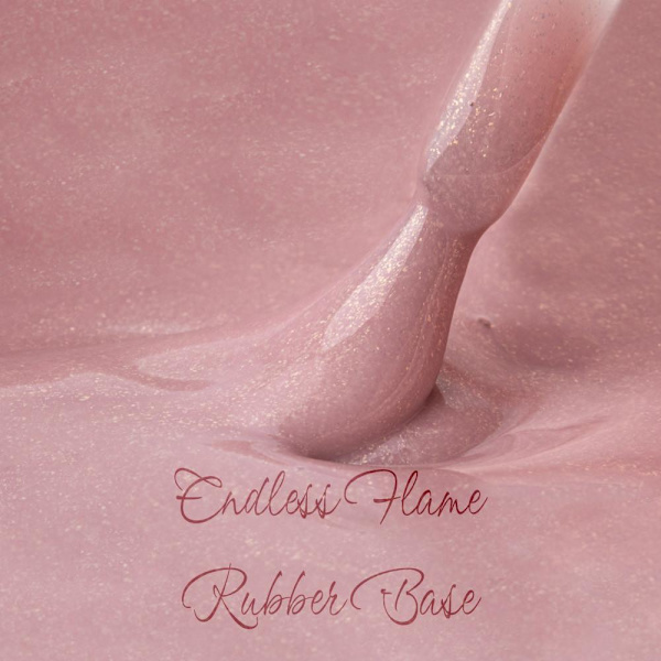 Mollylac - Rubber base - Endless Flame - 10g - UV-gel/LED - Baslack