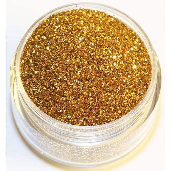 Negleglitter - Finkornet - Gold metallic - 8ml - Glitter Gold