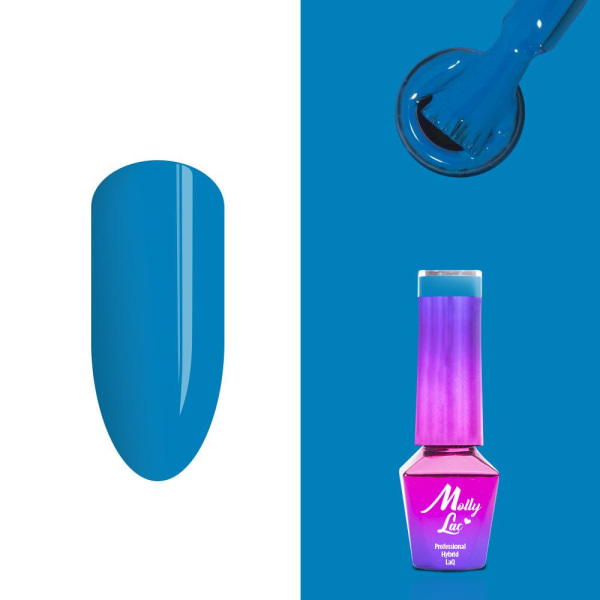Mollylac - Gellack - Bubble Tea - Nr137 - 5g UV-gel / LED Blue