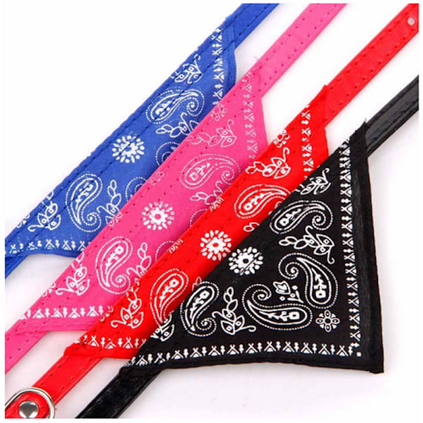 Halsband bandana snusnäsduk scarfs hund katt Svart